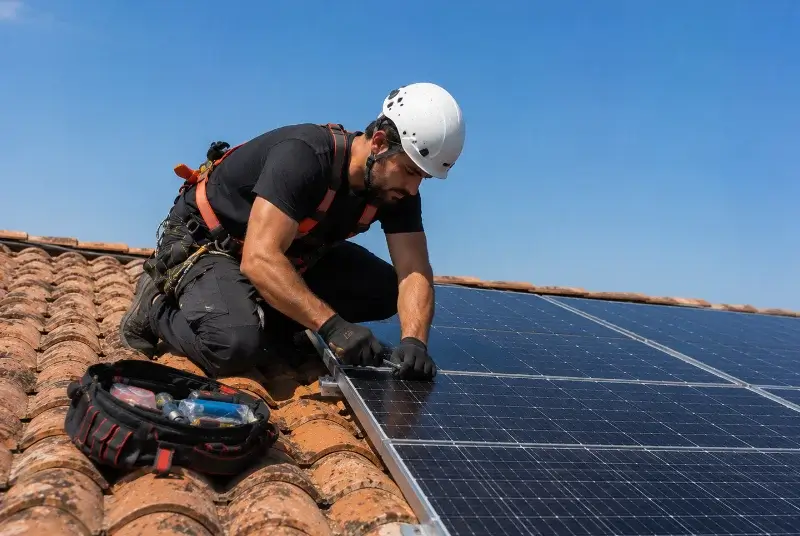 Maintenance et monitoring de panneaux solaires à Liez
