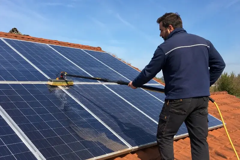 Nettoyage et entretien de panneaux solaires à Liez
