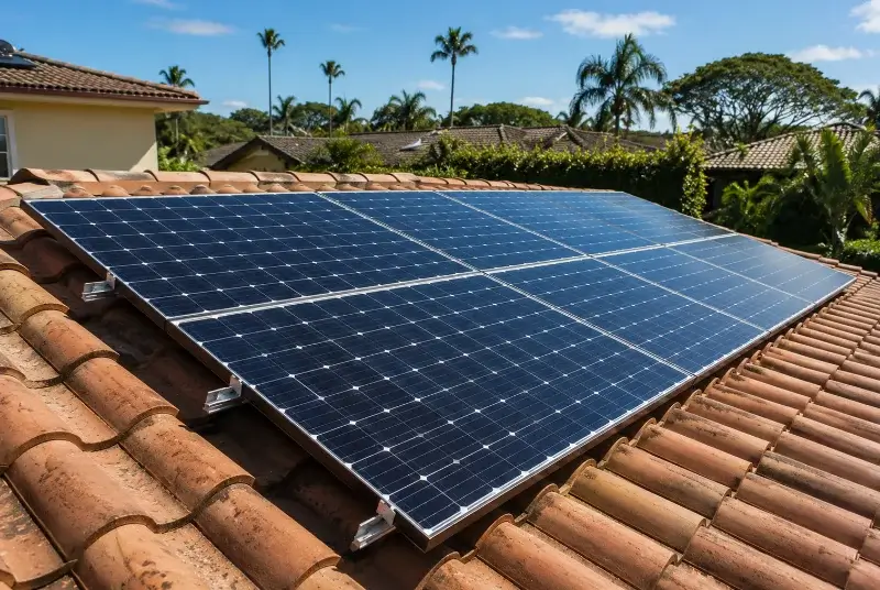 Installation de panneaux solaires à Liez